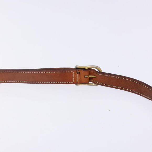 CELINE Macadam Canvas Circle Shoulder Bag Pvc Leather Brown Gold - Picture 8 of 12